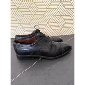 Allen Edmonds Men's Black Leather Oxfords | Size 9.5 B